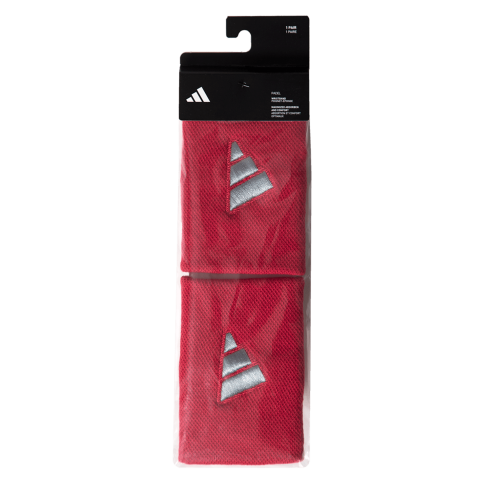 Muñequeras ADIDAS L Rojo/Gris X2