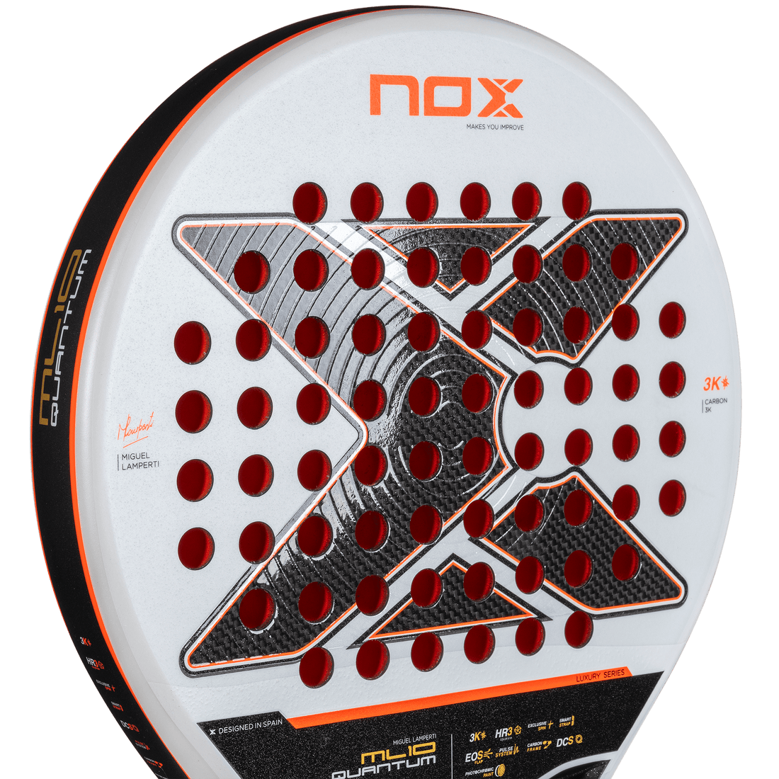 Pala de pádel NOX ML10 QUANTUM 3K 2025 by MIGUEL LAMPERTI